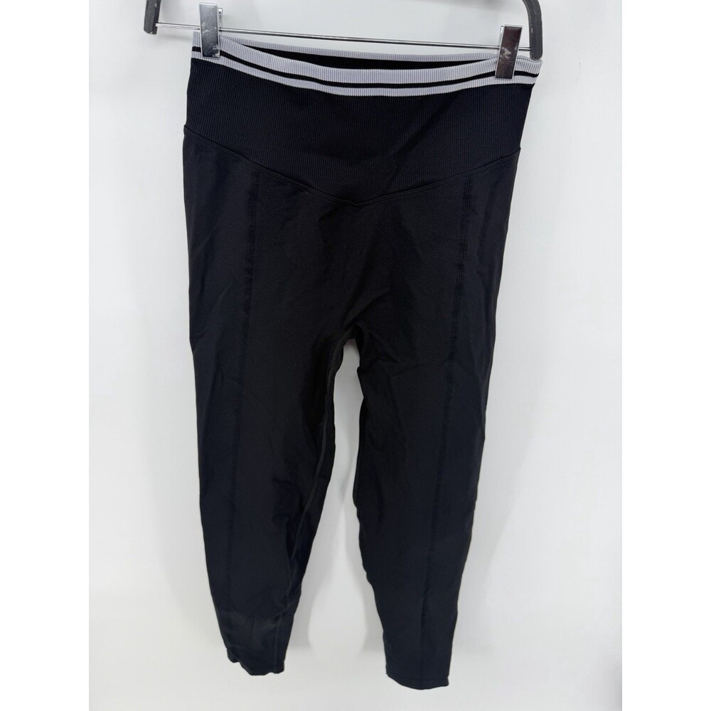 PINK Victoria's Secret Seamless Leggings Black Colorblock High Waist Large